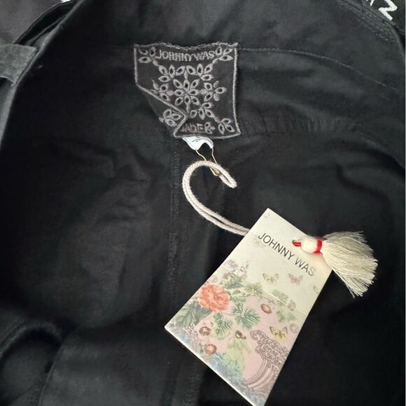 Johnny Was christine black cargo pants size small - Picture 5 of 6